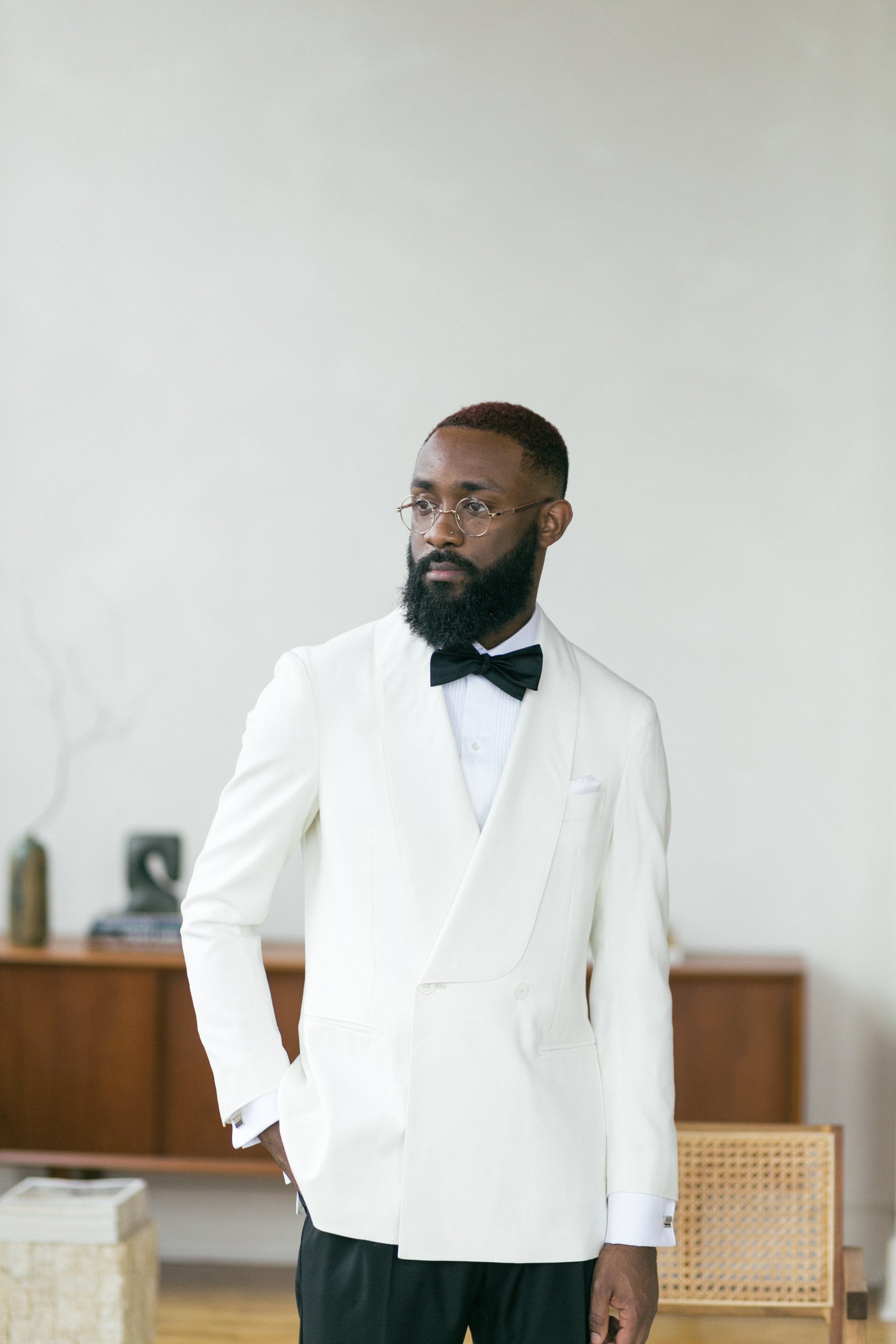 Peak Lapel Types Of Collar Jacket White Double Breasted Shawl