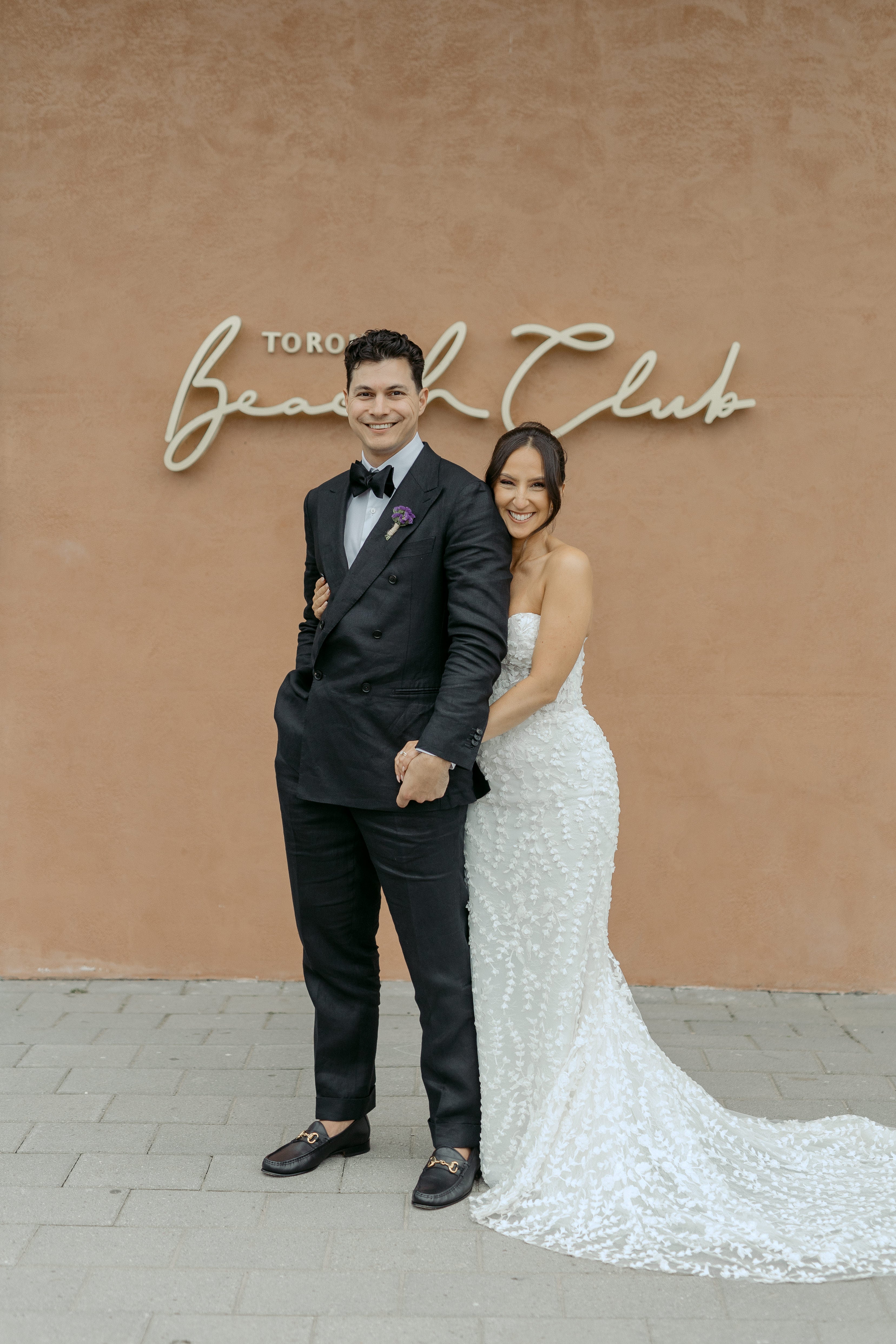 A Black Linen Wedding Suit for Mathieu Messina