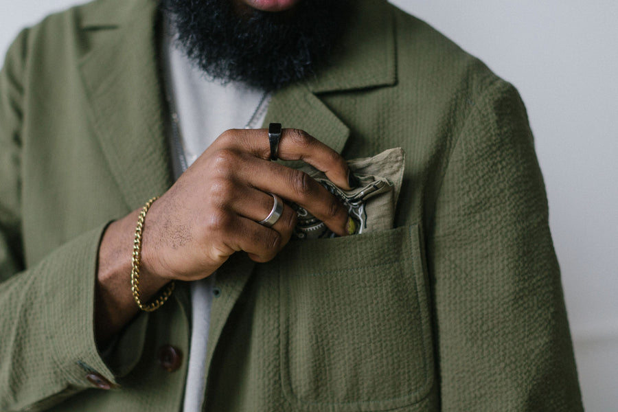 Olive Tailored Chore Coat