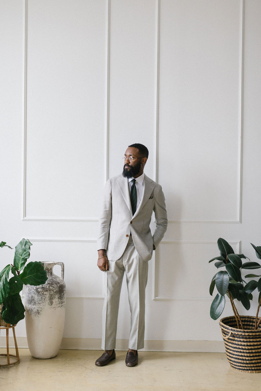 Gun Check Suit