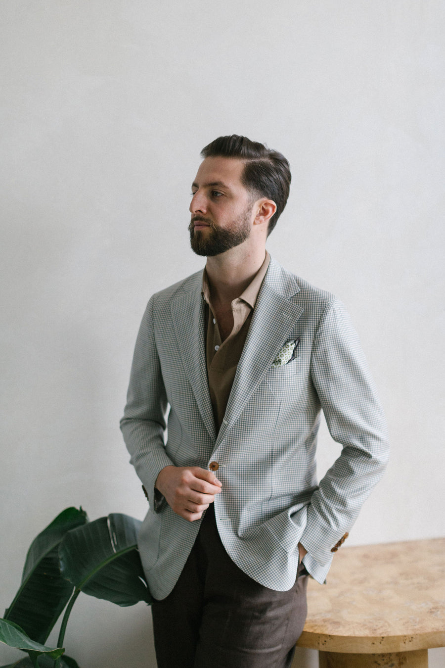 Gun Check Suit