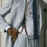 Baby Blue Hopsack Suit