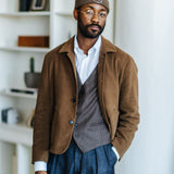 Brown Moleskin Bomber