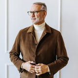 Brown Moleskin Bomber