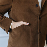 Brown Moleskin Bomber