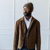 Brown Moleskin Bomber