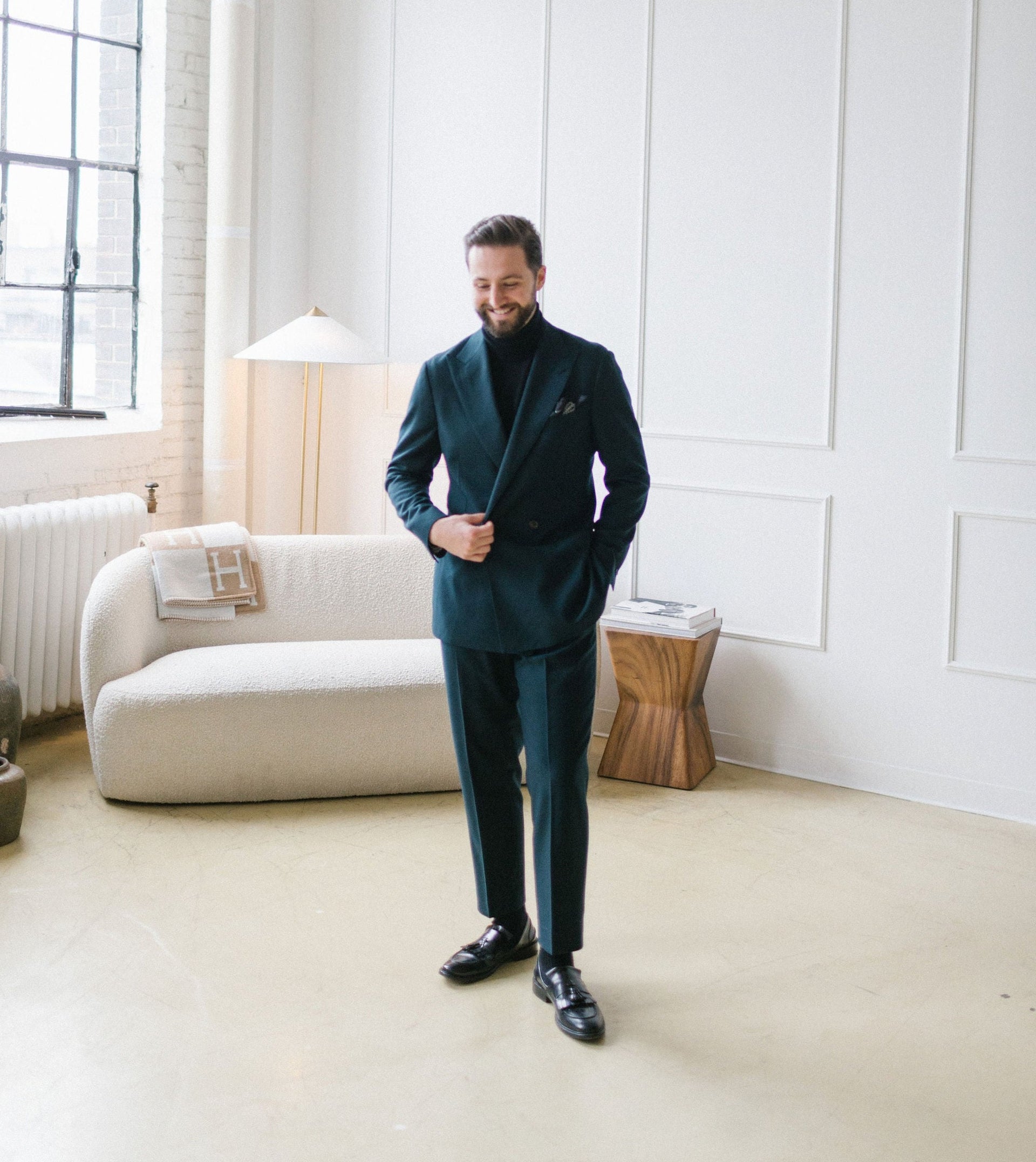Double Breasted British Racing Green Suit – Mr. Cavaliere