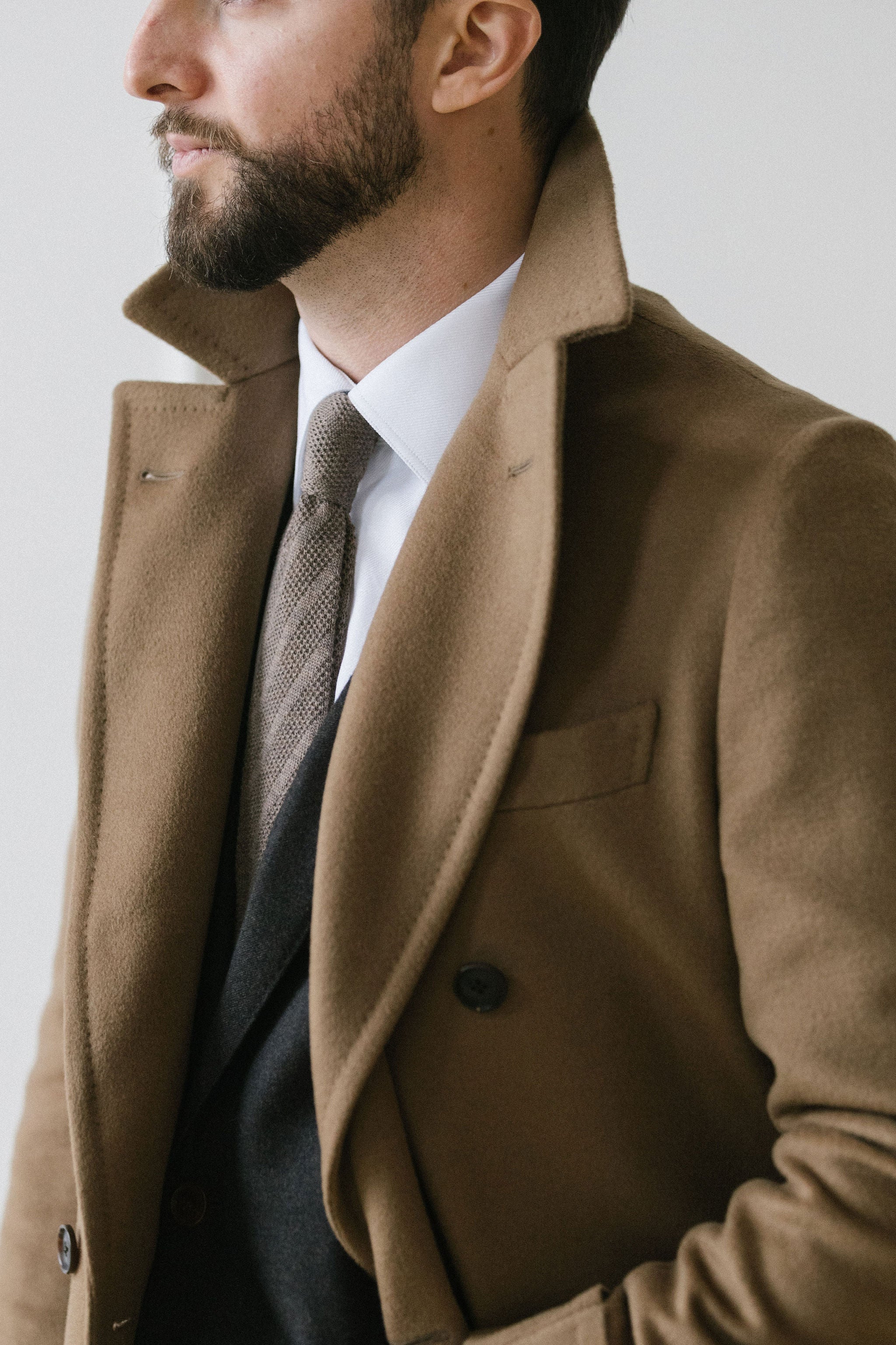 Camel Wool Cashmere Ulster Coat – Mr. Cavaliere