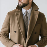Camel Wool Cashmere Ulster Coat