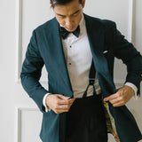 Emerald Green Double Breasted Dinner Jacket
