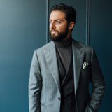 Medium Grey Wool Suit