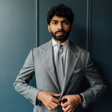 Medium Grey Wool Suit