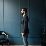 Grey Flannel Windowpane Jacket