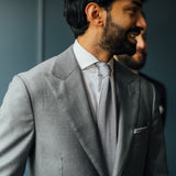 Medium Grey Wool Suit