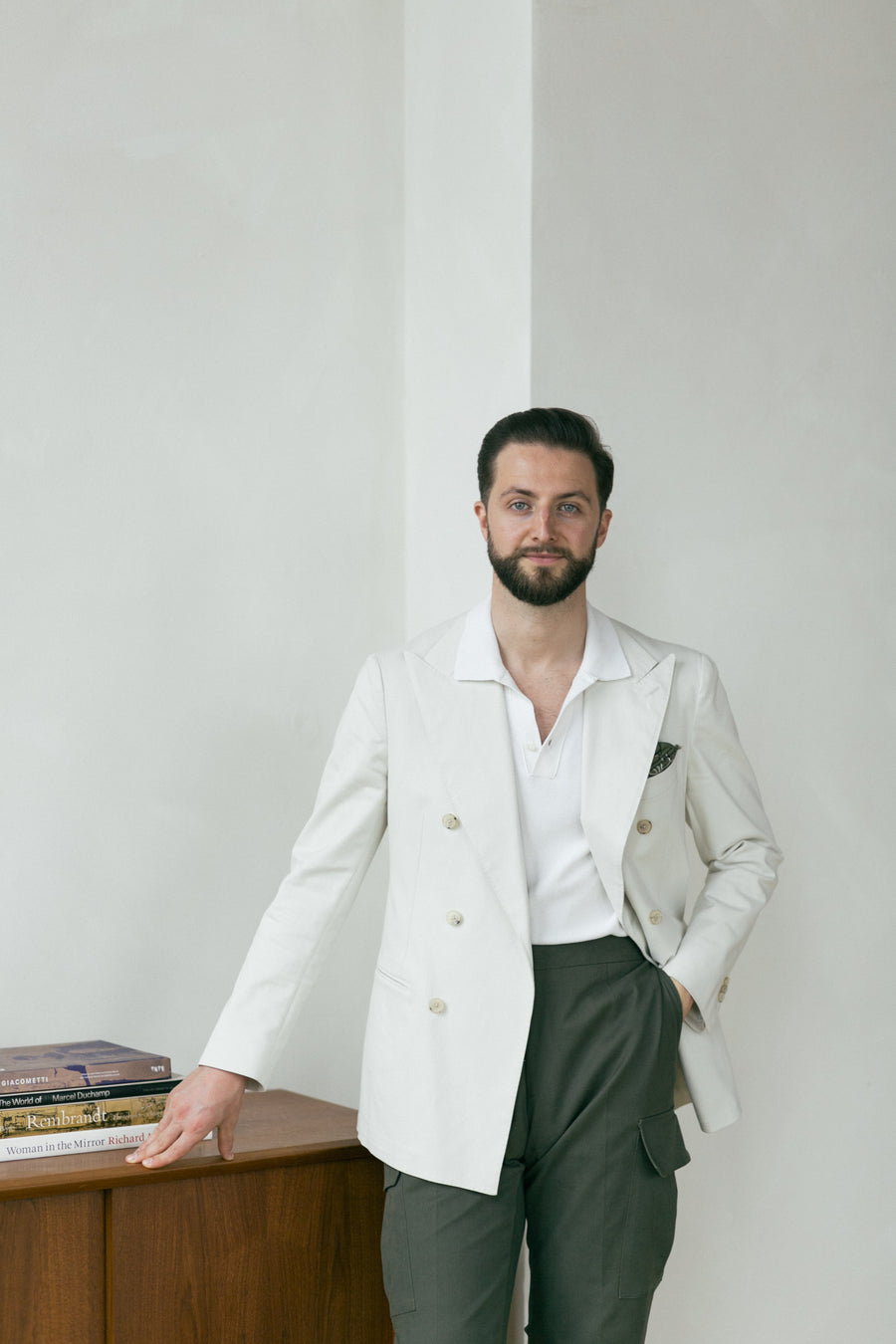 Off-White Double-Breasted Jacket