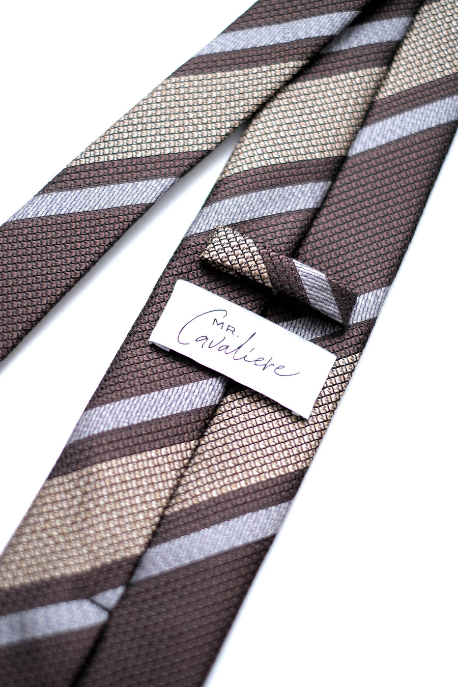 Brown Multi-Stripe Tie